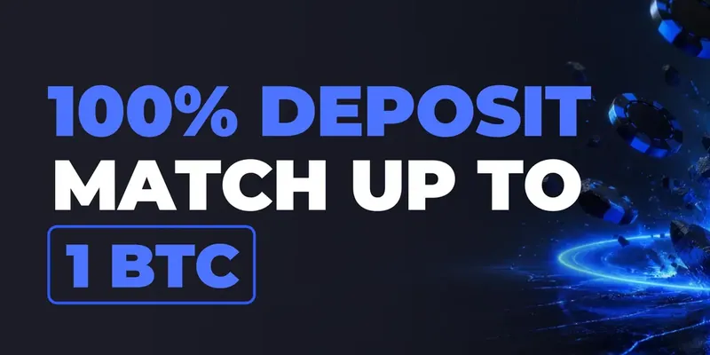 100% deposit match up to 1 BTC at Etheryl