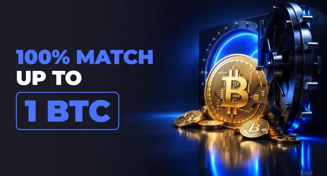 100% match up to 1 BTC
